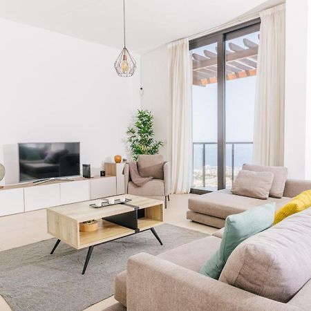 פלאייה דה לאס אמריקס Sunset White Villa - Ocean View, Jakuzzi, Heated Pool, Air-Conditioning, Grill מראה חיצוני תמונה