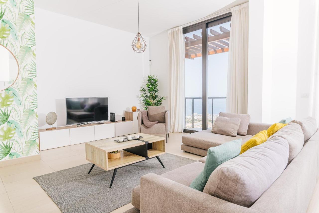 פלאייה דה לאס אמריקס Sunset White Villa - Ocean View, Jakuzzi, Heated Pool, Air-Conditioning, Grill מראה חיצוני תמונה