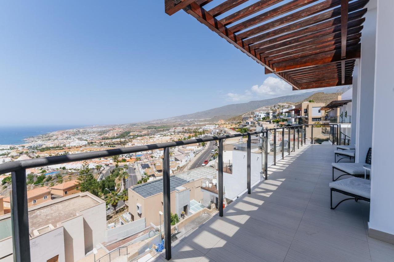 פלאייה דה לאס אמריקס Sunset White Villa - Ocean View, Jakuzzi, Heated Pool, Air-Conditioning, Grill מראה חיצוני תמונה