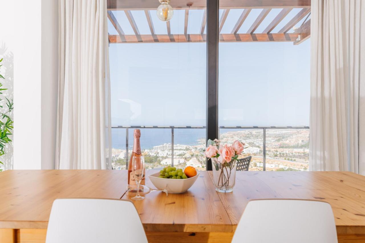 פלאייה דה לאס אמריקס Sunset White Villa - Ocean View, Jakuzzi, Heated Pool, Air-Conditioning, Grill מראה חיצוני תמונה