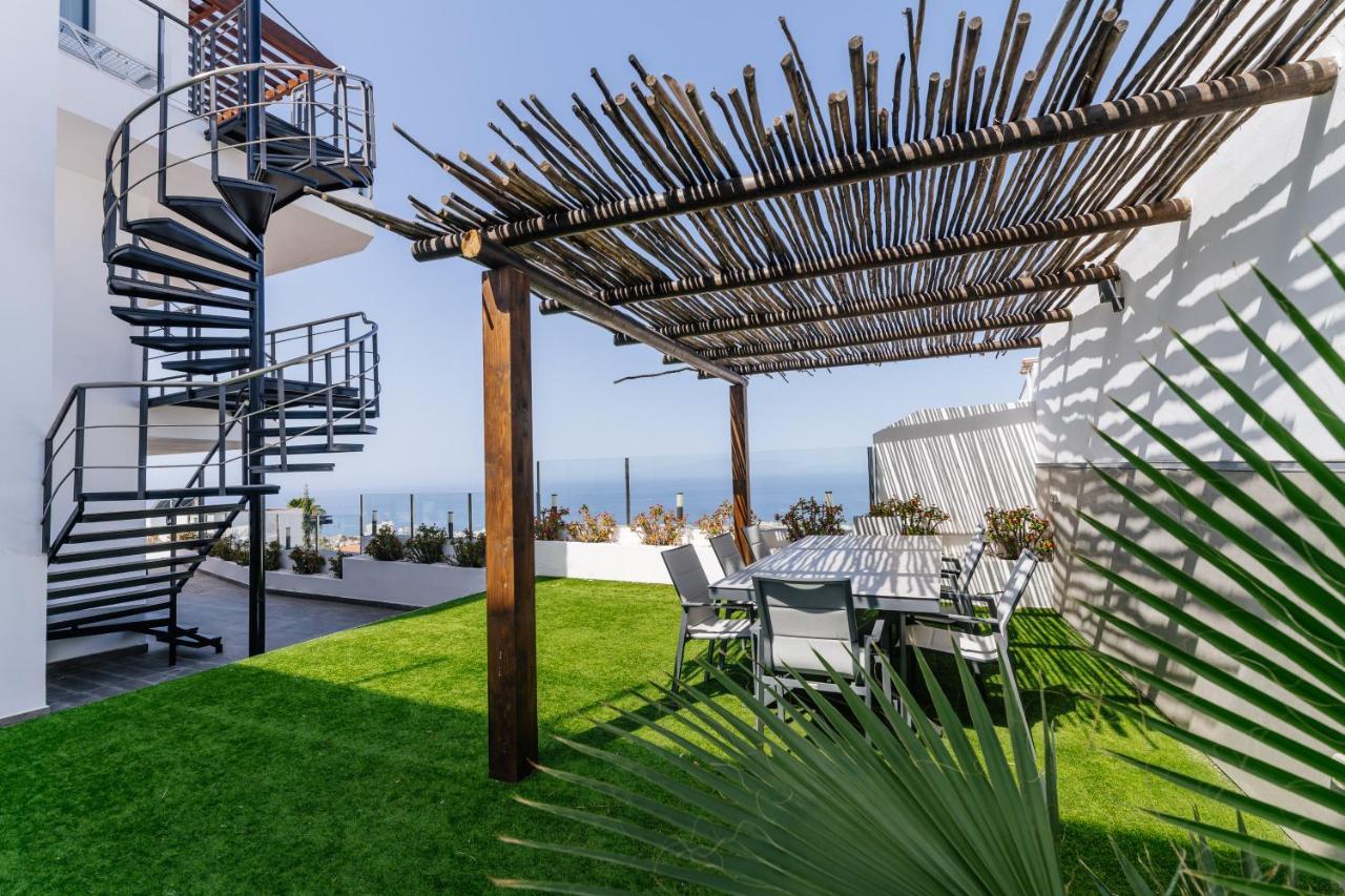 פלאייה דה לאס אמריקס Sunset White Villa - Ocean View, Jakuzzi, Heated Pool, Air-Conditioning, Grill מראה חיצוני תמונה