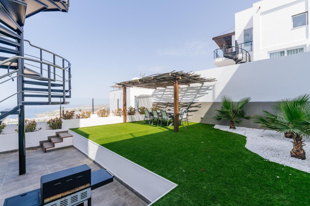 פלאייה דה לאס אמריקס Sunset White Villa - Ocean View, Jakuzzi, Heated Pool, Air-Conditioning, Grill מראה חיצוני תמונה