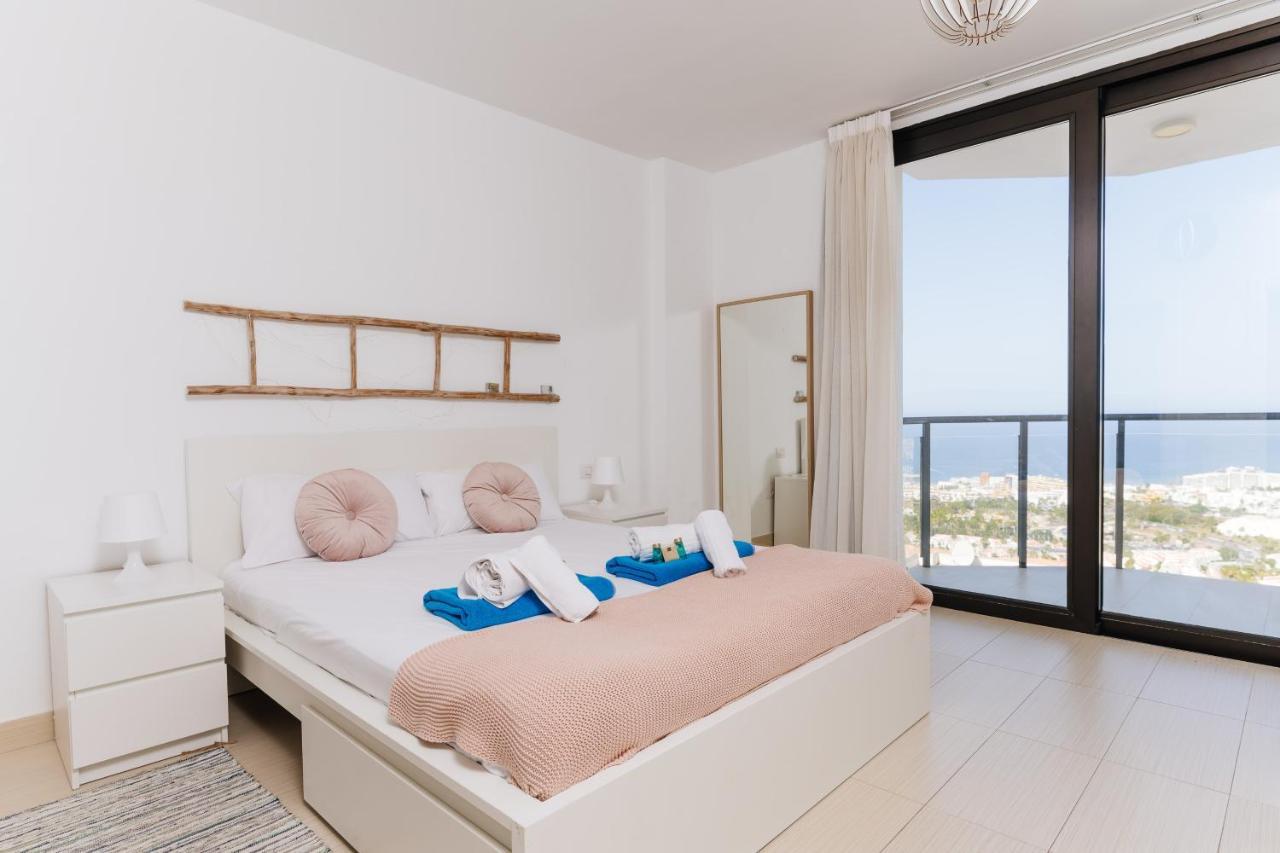 פלאייה דה לאס אמריקס Sunset White Villa - Ocean View, Jakuzzi, Heated Pool, Air-Conditioning, Grill מראה חיצוני תמונה