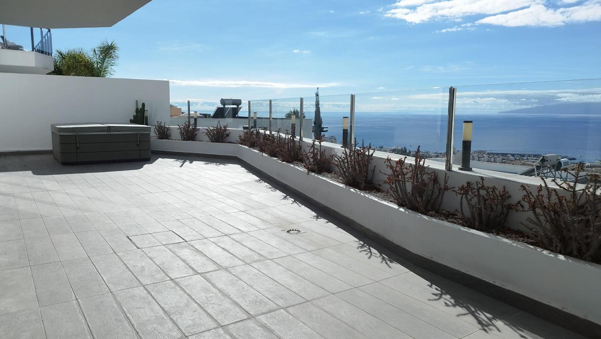 פלאייה דה לאס אמריקס Sunset White Villa - Ocean View, Jakuzzi, Heated Pool, Air-Conditioning, Grill מראה חיצוני תמונה